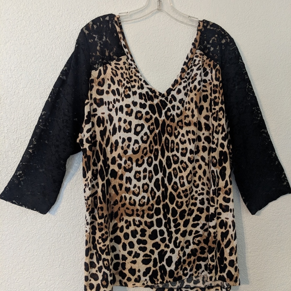 Cheetah print top